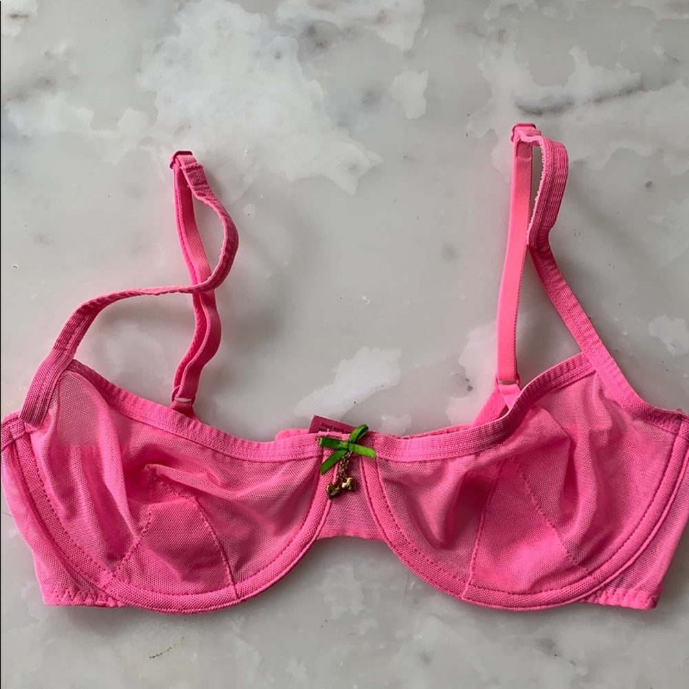 Betsy Johnson Pink Bra